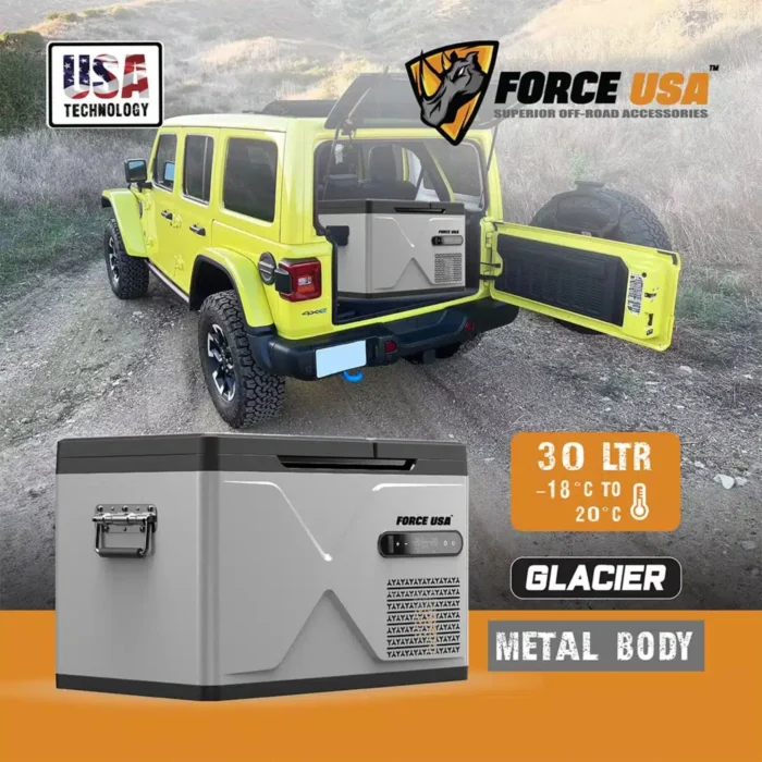⁦ثلاجة سيارات 30لتر من FORCE USA⁩ - الصورة ⁦2⁩